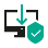 Installation and deployment icon.