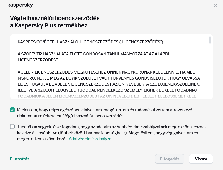 A GDPR licencszerződés elfogadási időszaka