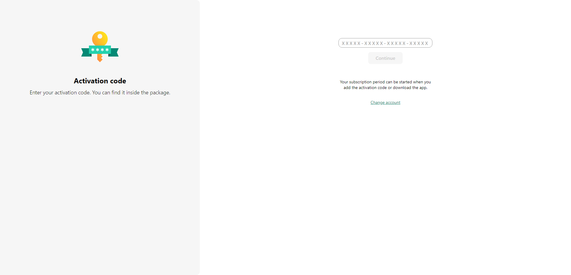 Az aktiváló kód telepítőlemezről való hozzáadására szolgáló ablak
